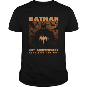 Batman 80Th Anniversary Long Live The Bat Shirt